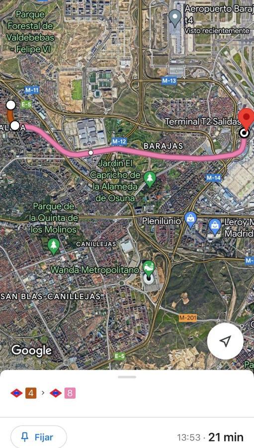 Alojamiento Entero Junto Ifema Y Aeropuerto مدريد المظهر الخارجي الصورة